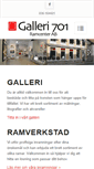 Mobile Screenshot of galleri701-ram.se